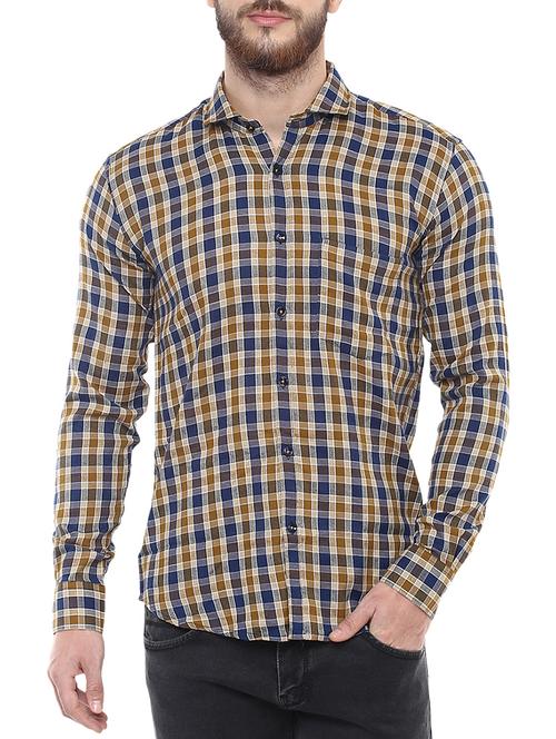 multi cotton casual shirt - 12330050 - Very Small Image - 1