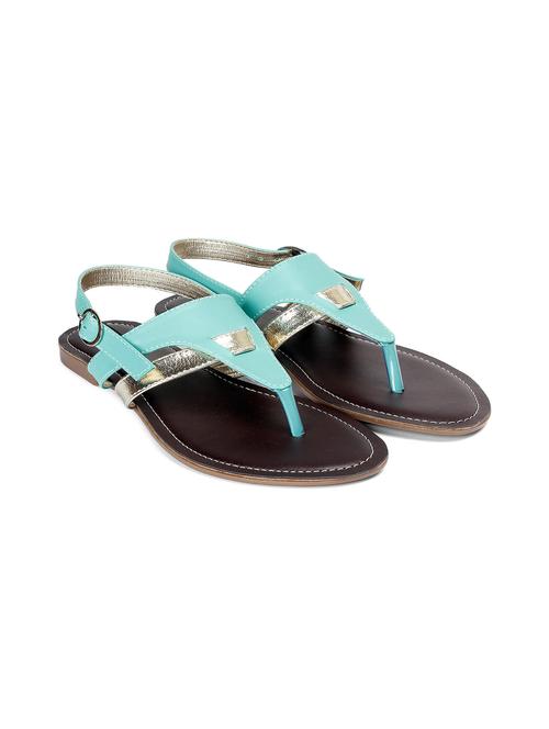 blue faux leather sandal - 12331706 - Very Small Image - 1