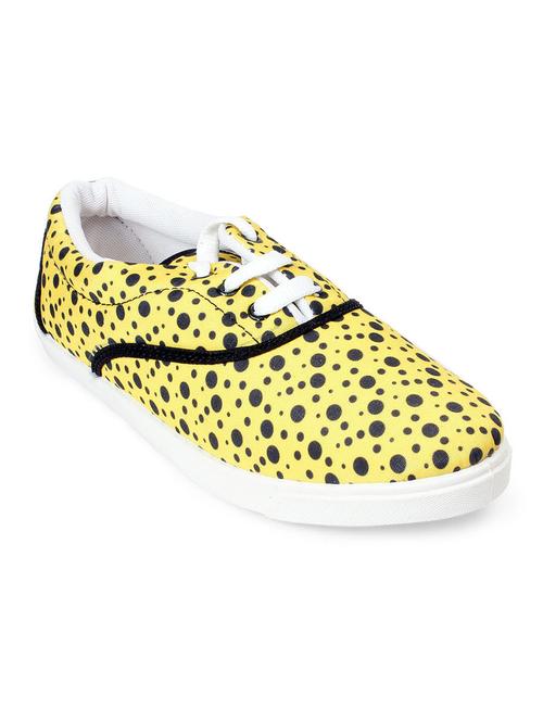 yellow leatherette  sneaker - 12331759 - Very Small Image - 1