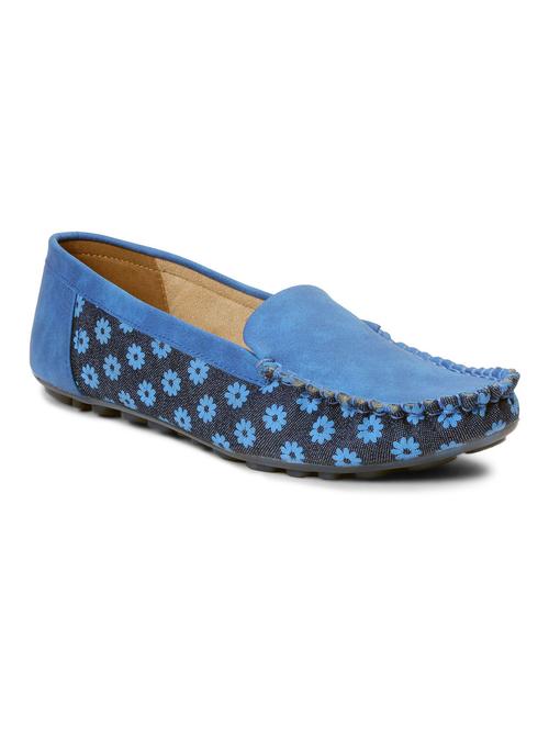 blue faux leather  loafer - 12331782 - Very Small Image - 1