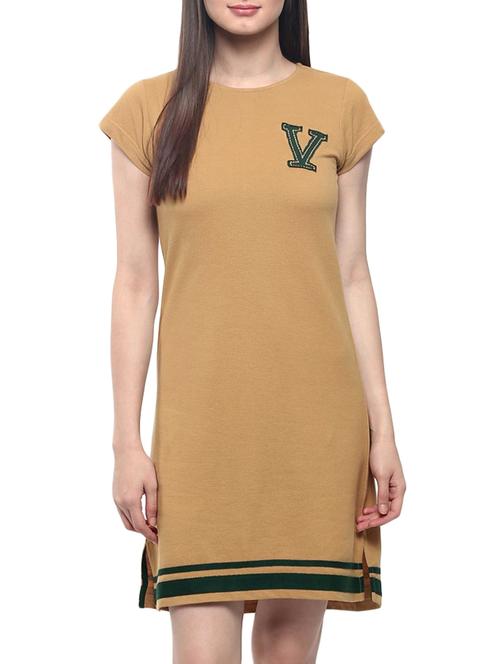 brown cotton dress - 12334859 - Very Small Image - 1