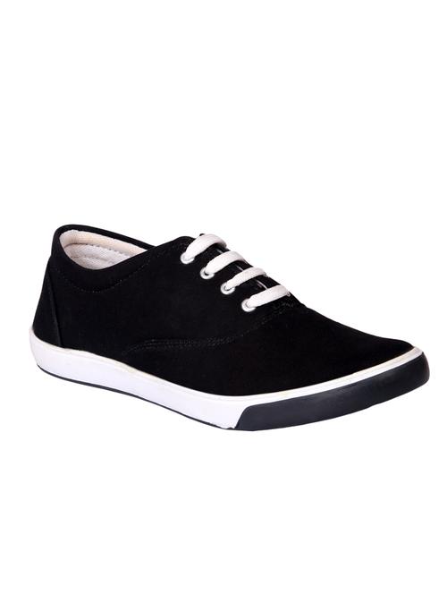 black canvas lace up sneakers - 12339380 - Very Small Image - 1