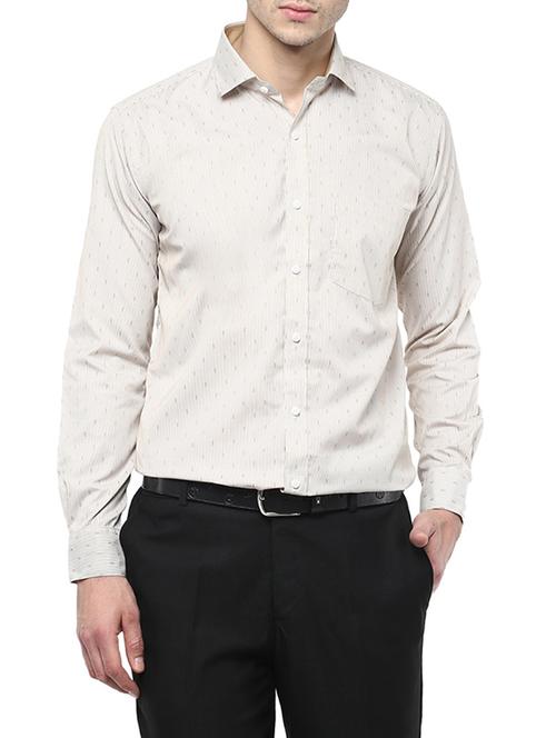 white cotton formal shirt - 12343967 - Very Small Image - 1