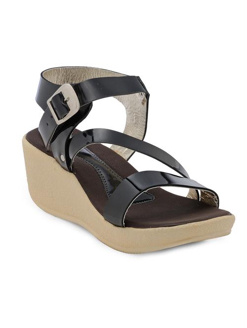 black fabric wedge - 12344775 - Very Small Image - 1