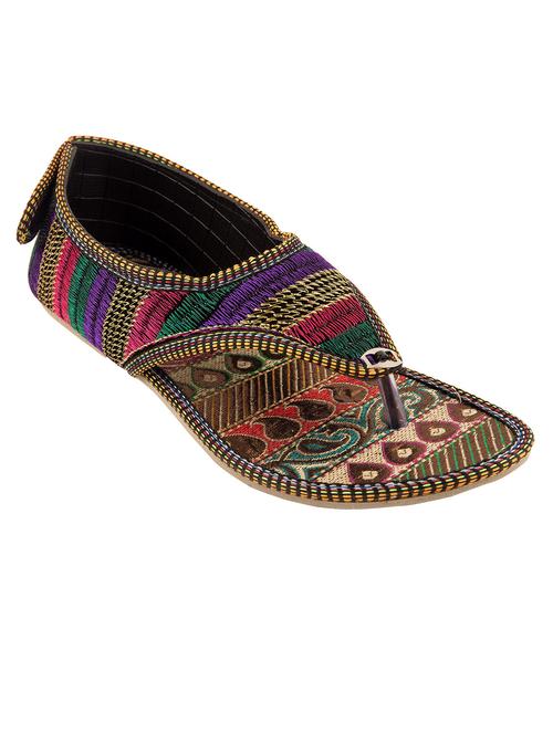 multi colored ethnic sandal - 12347443 - Very Small Image - 1