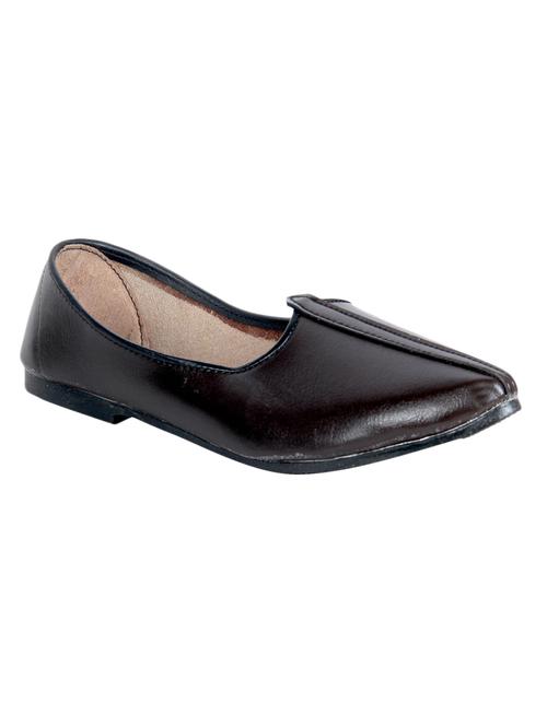 brown leatherette slip on juti - 12347734 - Very Small Image - 1