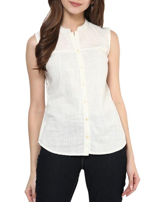 white none regular shirt - 12358981 - Very Small Image - 1