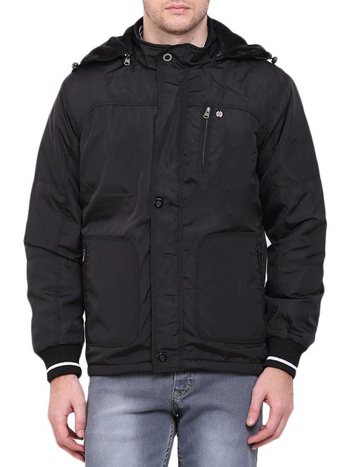 black linen casual jacket - 12375077 - Very Small Image - 1