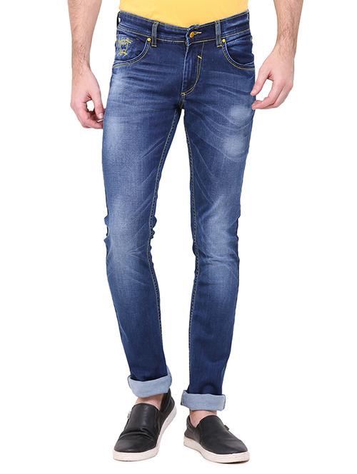 blue cotton jeans - 12375106 - Very Small Image - 1
