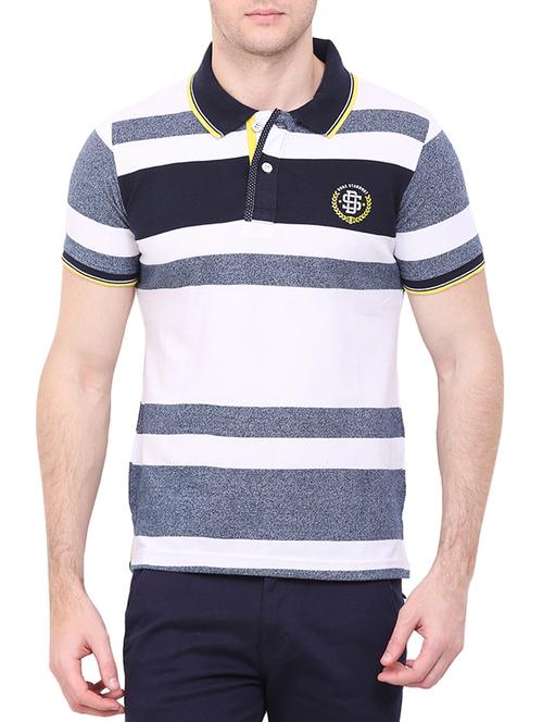 navy blue cotton tshirt - 12375166 - Very Small Image - 1