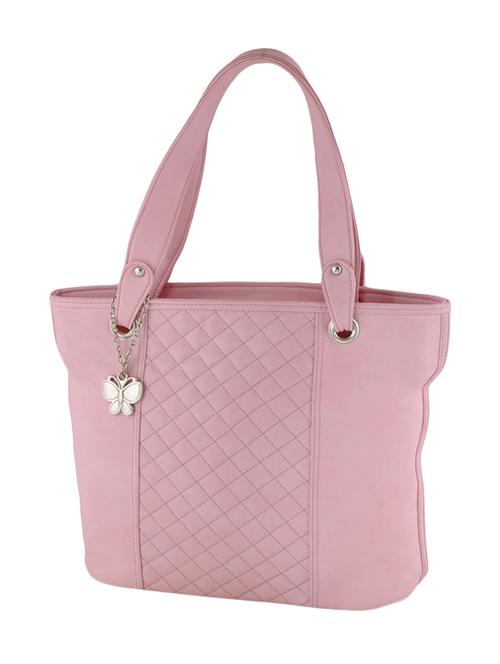 pink leatherette quilted handbag - 12379484 - Very Small Image - 1