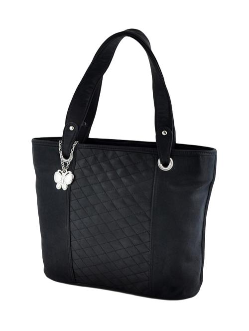 black leatherette quilted handbag - 12379485 - Very Small Image - 1