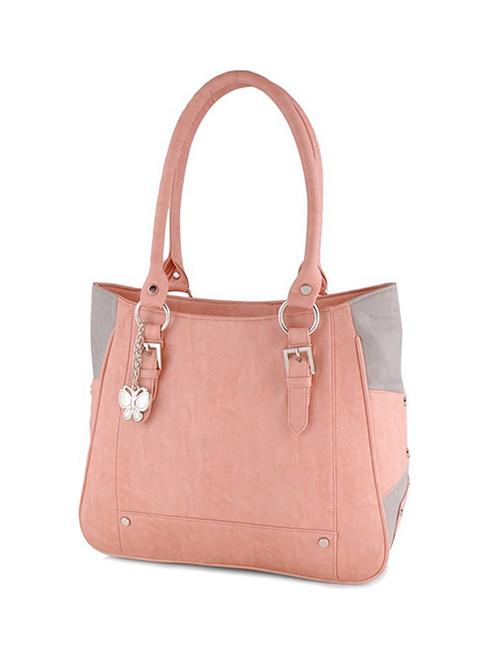 pink leatherette handbag - 12379545 - Very Small Image - 1