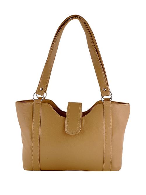 beige leatherette handbag - 12379764 - Very Small Image - 1