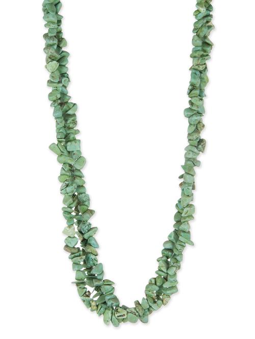 Green beads embellished layered necklace - 12380145 - Very Small Image - 1