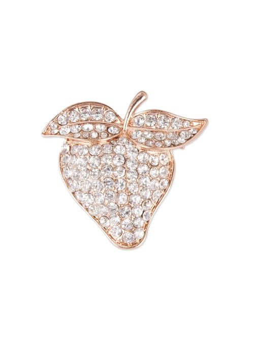 Gold embellished metal brooch - 12383467 - Very Small Image - 1