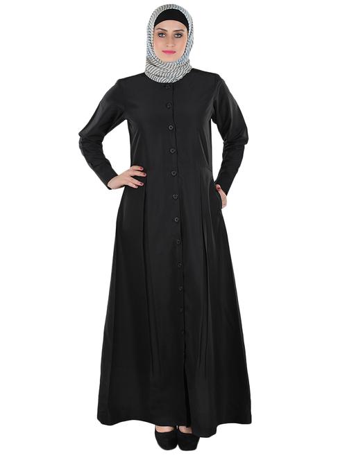 solid black abaya - 12391677 - Very Small Image - 1