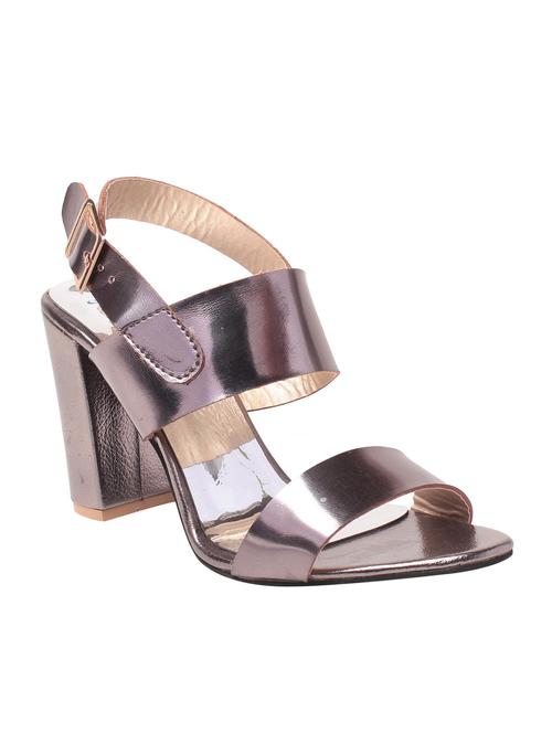 metallic  back strap sandal - 12391914 - Very Small Image - 1