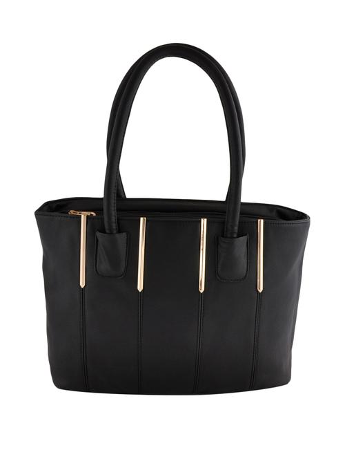 black leatherette handbag - 12392040 - Very Small Image - 1