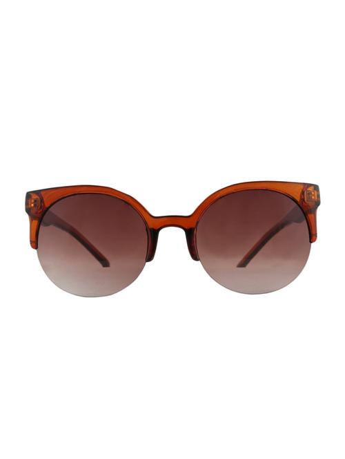trendy cat eye partial frame sunglasses - 12399197 - Very Small Image - 1