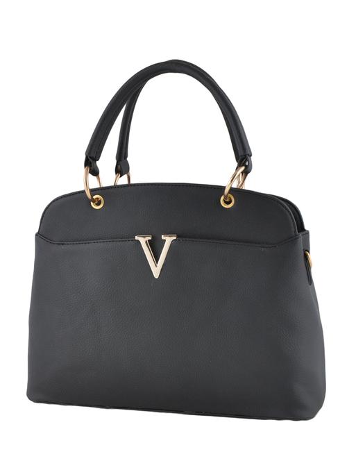 black leatherette handbag - 12399722 - Very Small Image - 1