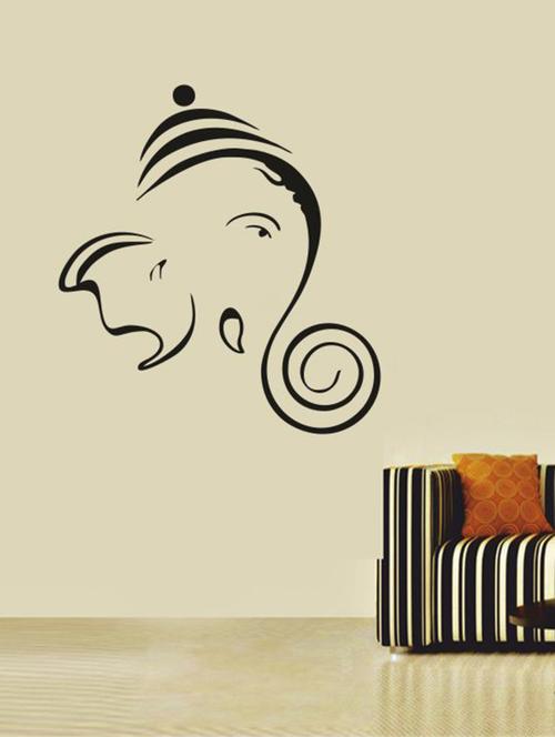 lord ganesh modern art wall decal - 12400531 - Very Small Image - 1
