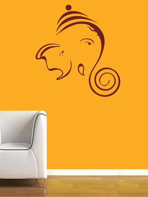 lord ganesh modern art wall decal - 12400532 - Very Small Image - 1