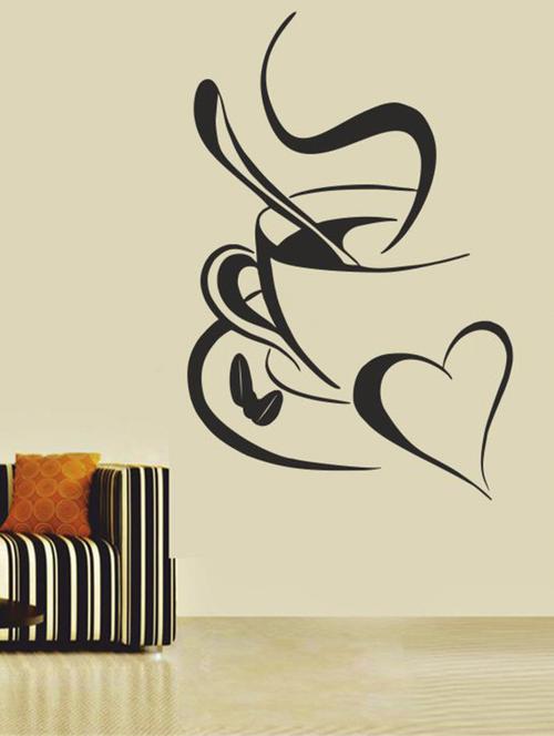 café time wall decal - 12400581 - Very Small Image - 1