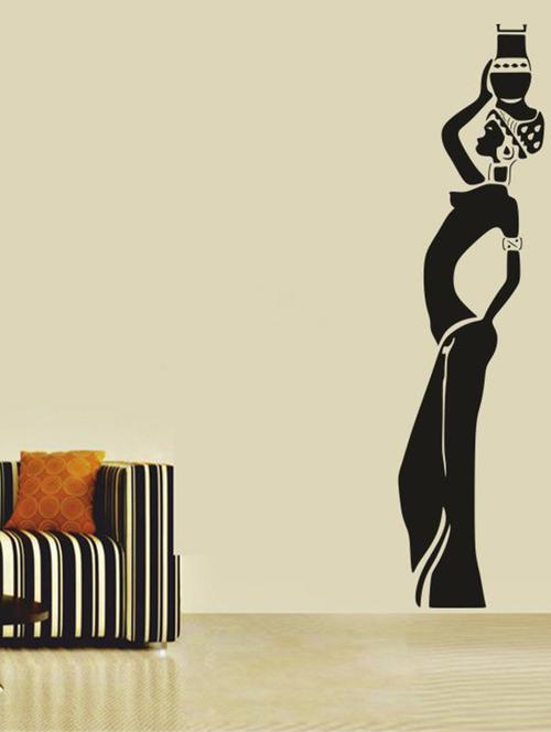 ancient egypt lady with pot wall decal - 12400641 - Very Small Image - 1