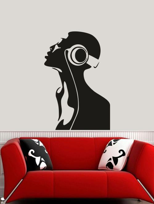 listen music wall decal - 12400826 - Very Small Image - 1