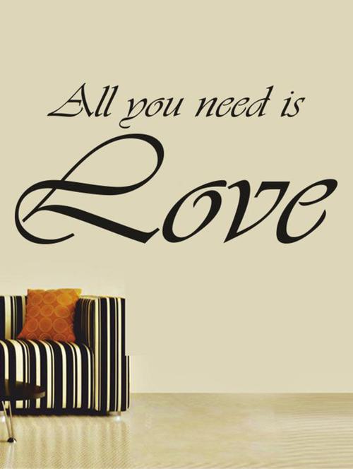 love all i need wall quotes decal - 12401011 - Very Small Image - 1
