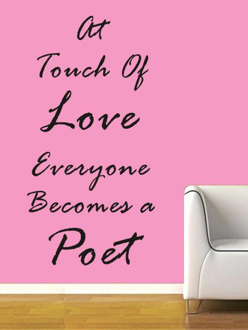 a poet wall quotes decal - 12401051 - Very Small Image - 1