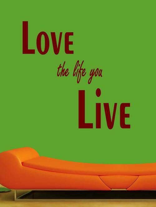 love the life wall quotes decal - 12401077 - Very Small Image - 1