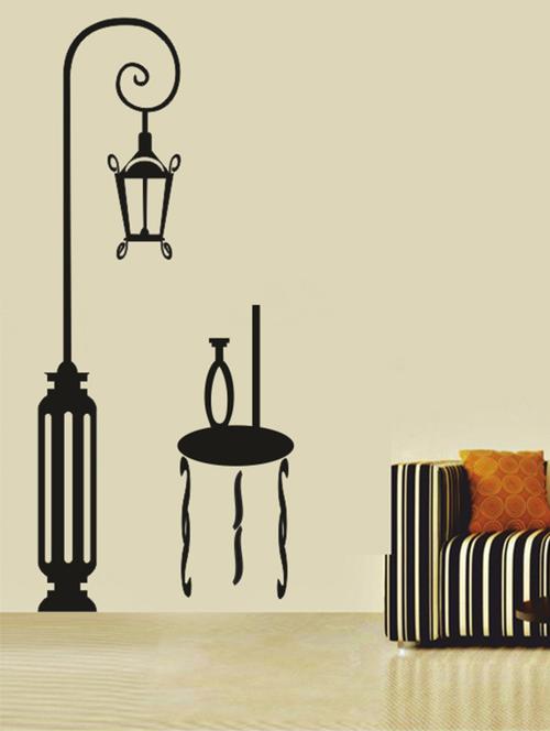 lamp and table wall decal - 12401286 - Very Small Image - 1