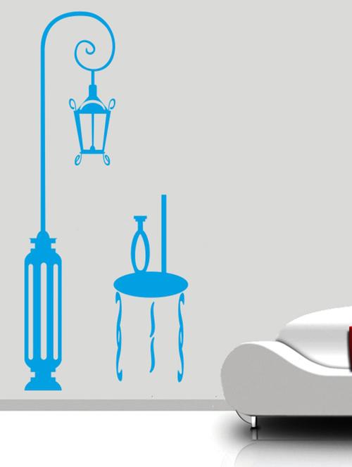 lamp and table wall decal - 12401288 - Very Small Image - 1