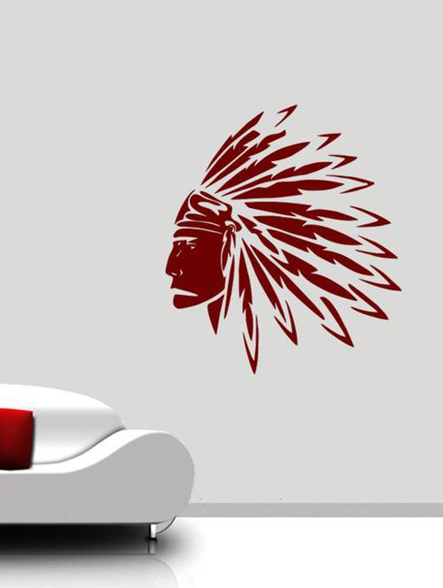 tribe face wall decal - 12401382 - Very Small Image - 1