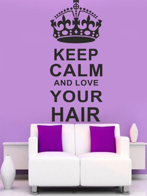 love your hair wall decal - 12401471 - Very Small Image - 1