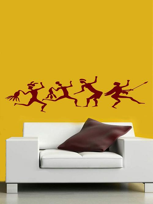 tribe dance wall decal - 12401522 - Very Small Image - 1