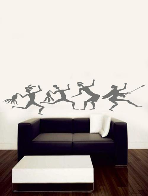 tribe dance wall decal - 12401525 - Very Small Image - 1