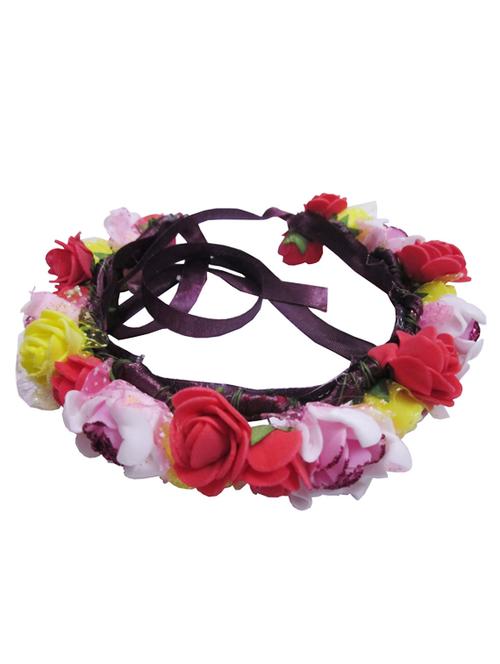colorful floral tiara - 12406290 - Very Small Image - 1