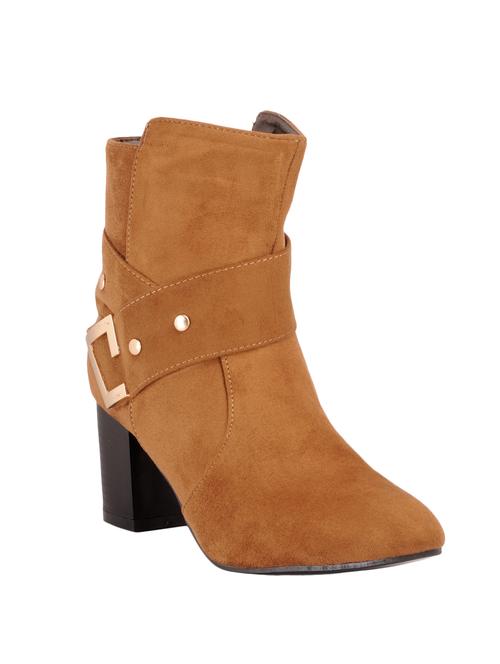brown suede ankle boot - 12412385 - Very Small Image - 1