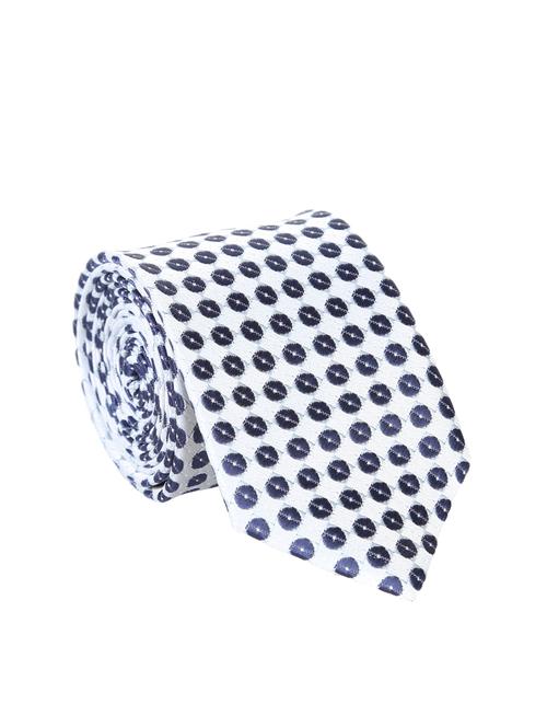 white polyester woven tie - 12421505 - Very Small Image - 1