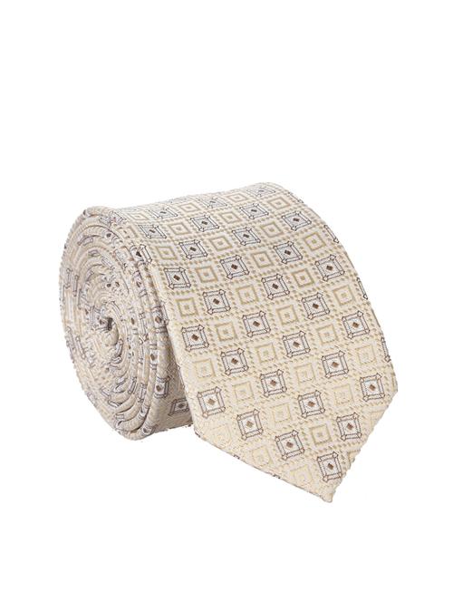 yellow polyester woven tie - 12421587 - Very Small Image - 1