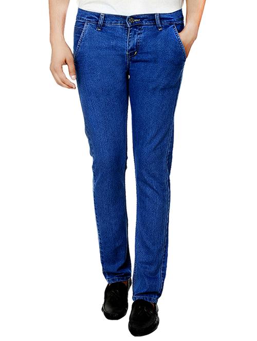 blue denim plain jeans - 12422436 - Very Small Image - 1