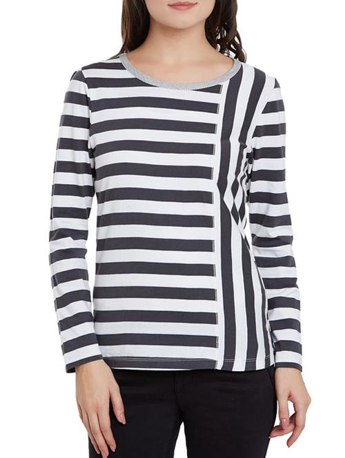 monochrome cotton regular tee - 12422561 - Very Small Image - 1