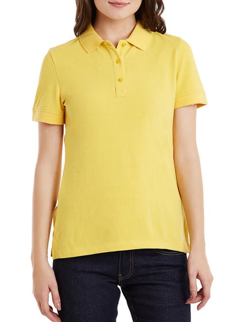 yellow cotton tee - 12422568 - Very Small Image - 1