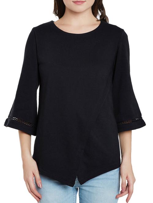 black fleece pullover - 12422595 - Very Small Image - 1