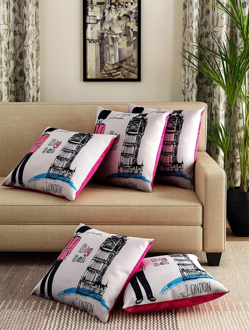 alina décor set of 5 pcs cushion cover - 12425779 - Very Small Image - 1