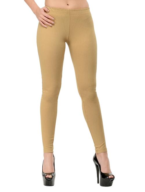 beige viscose jeggings - 12426132 - Very Small Image - 1