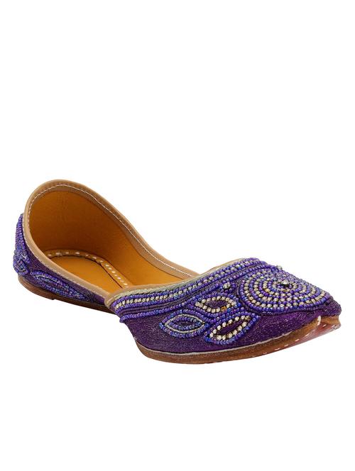 blue slip on mojari - 12432335 - Very Small Image - 1